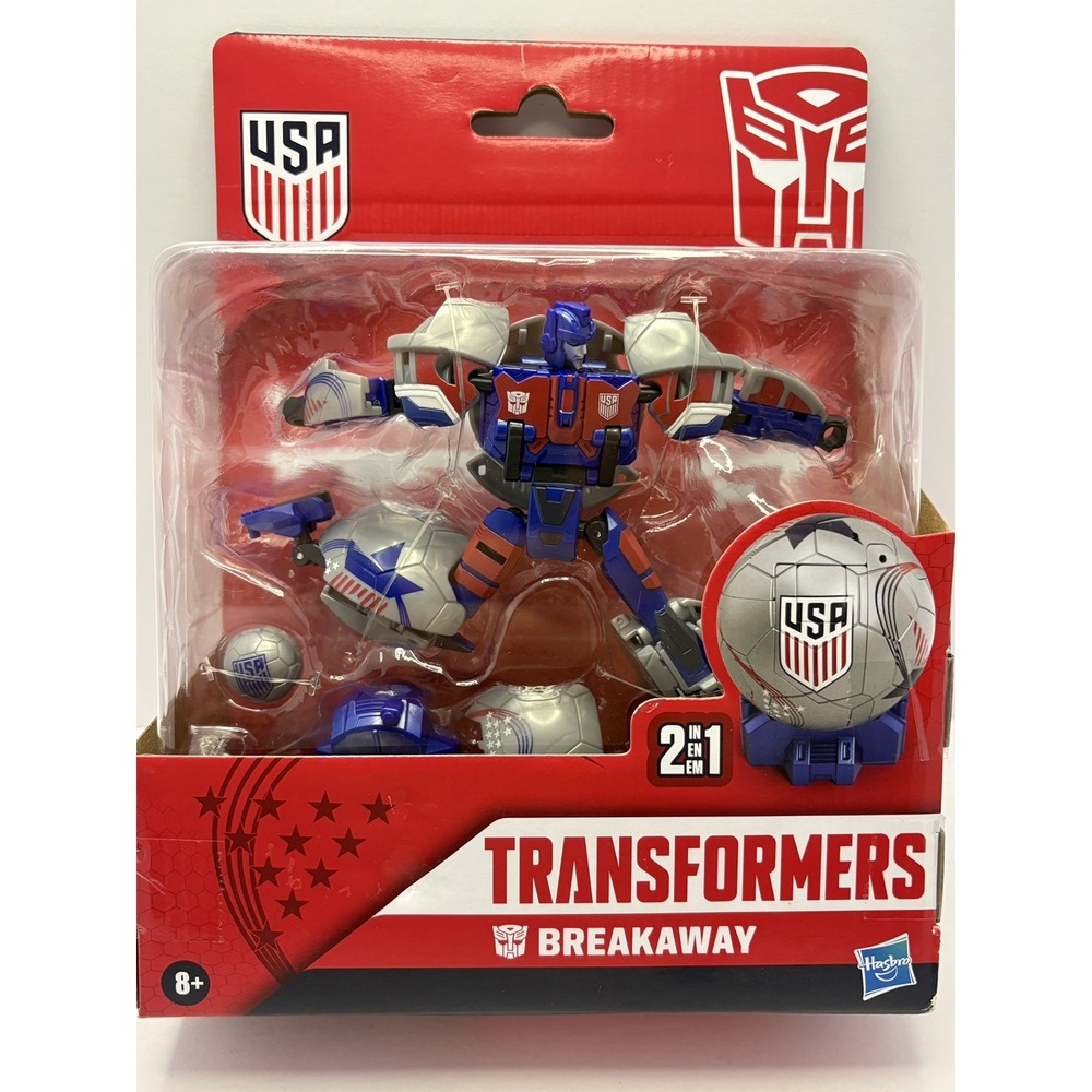 Hasbro Transformers Breakaway U.S. Soccer Collaborative Action Figure NIB